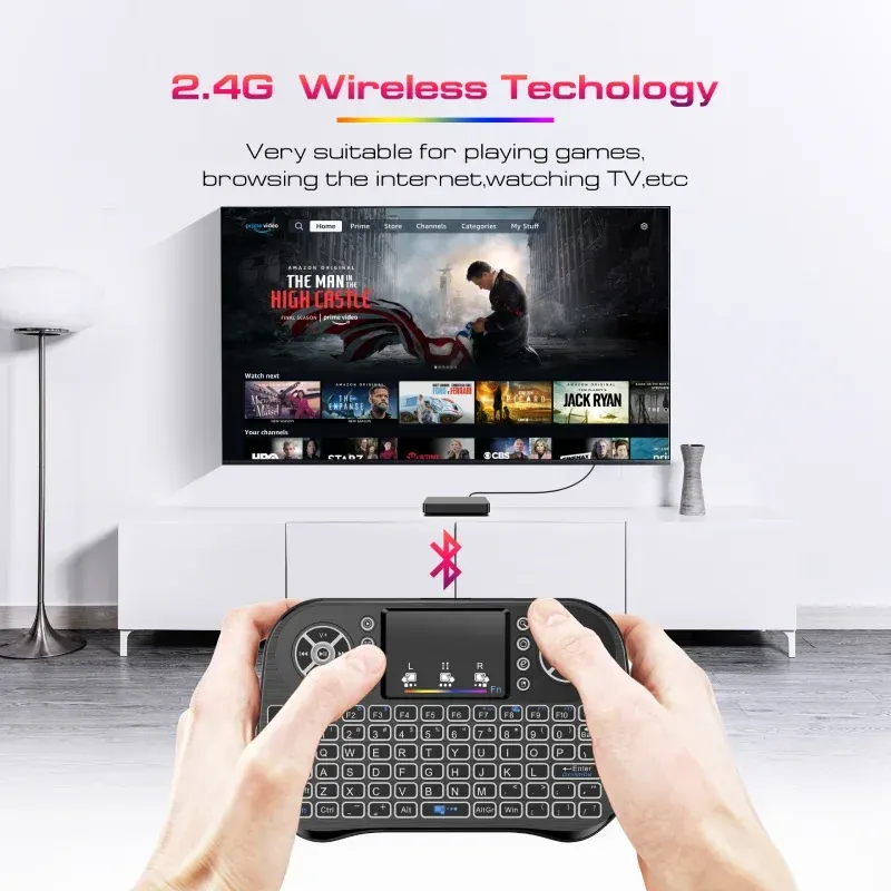 IPazzPort Mini Keyboard & Touchpad Mouse Combo 5