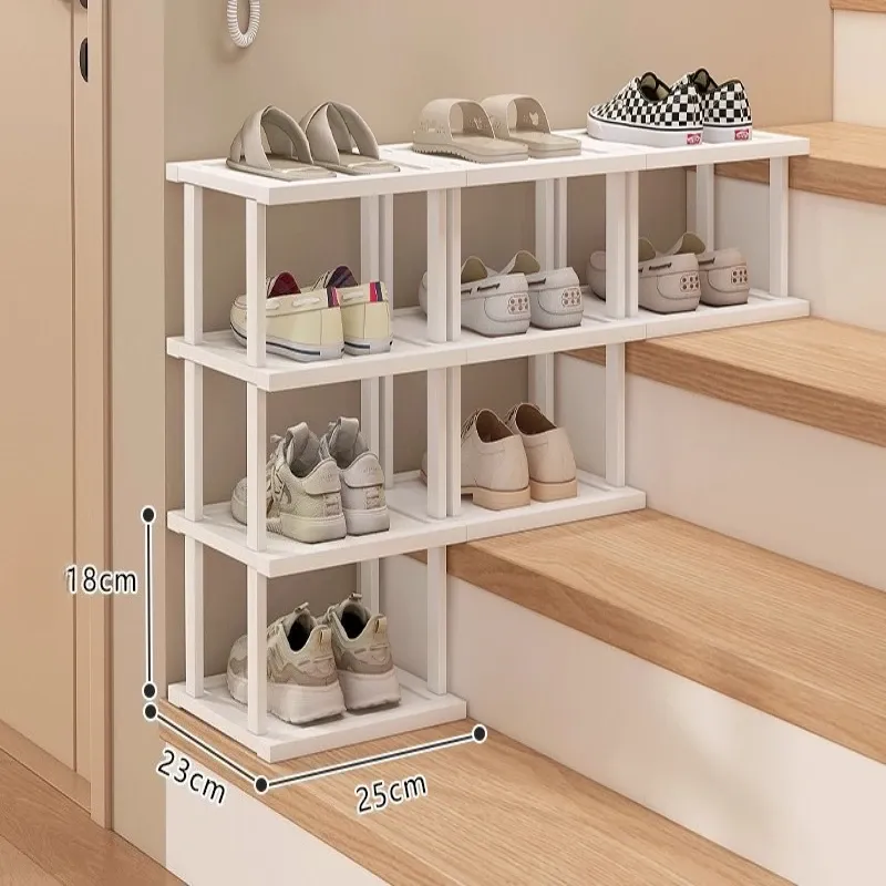 Slim Staircase Shoe Rack 6