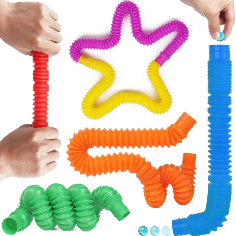 8-Pack Large Pop It Fidget Tubes 2
