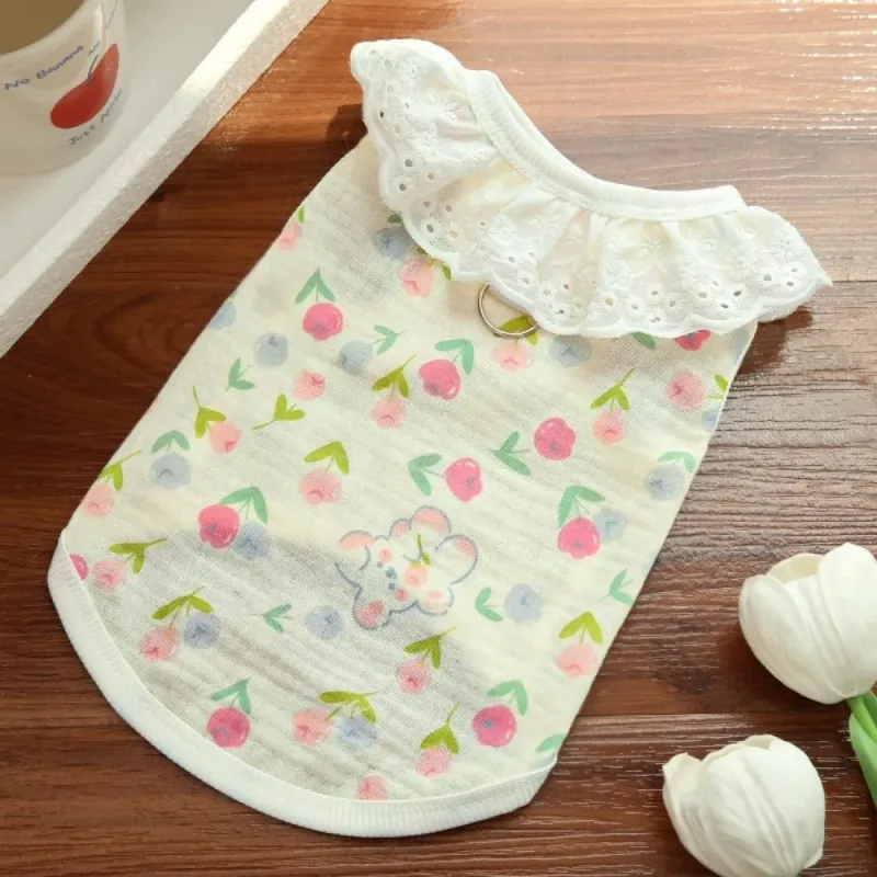 Cartoon Print Pet Cooling Vest 2