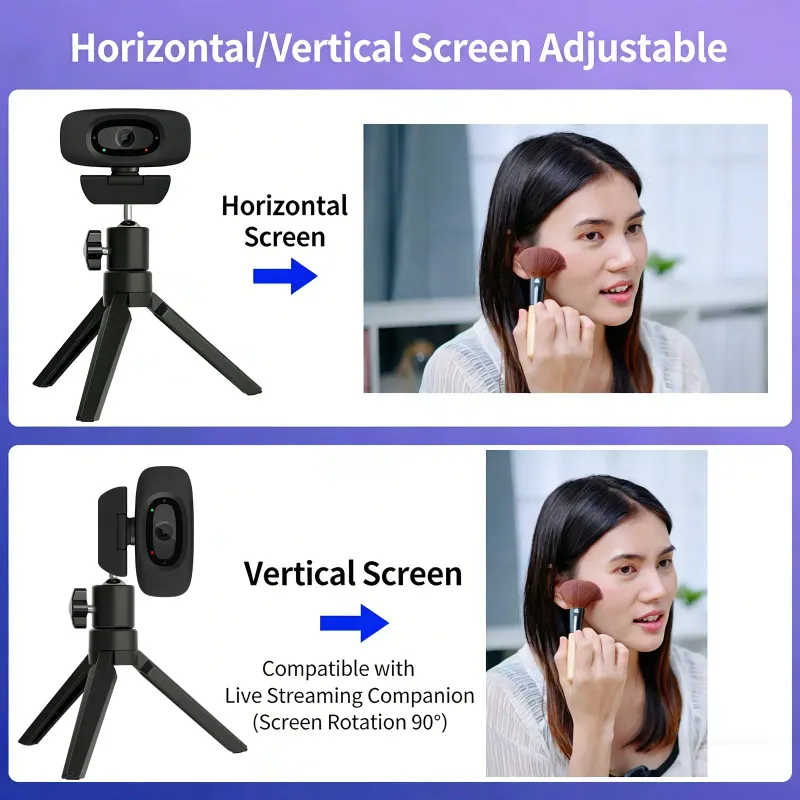 4K Webcam with Mic for Streaming 5