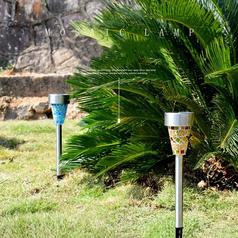 Mosaic Solar Pathway Lights 4