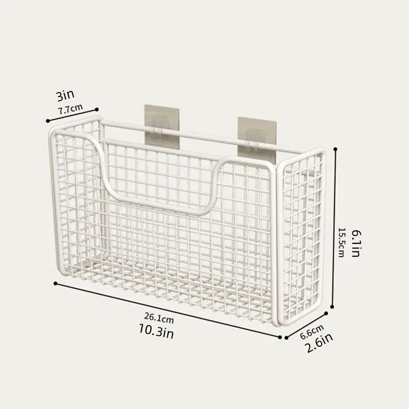 Punch-Free Iron Cabinet Door Rack 6