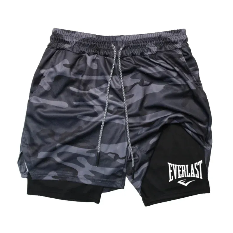EVERLAST Men's Compression Gym Shorts 2