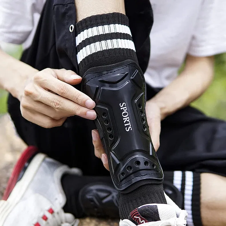 Kids Soccer Shin Guard Leg Sleeves 6
