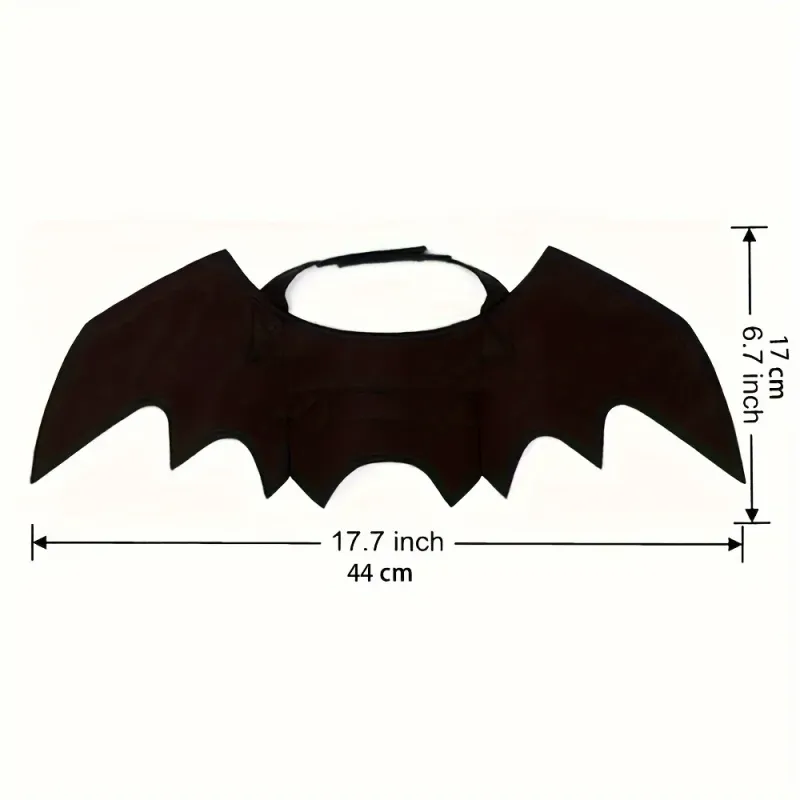 Bat Felt Wings Halloween Pet Costume 3
