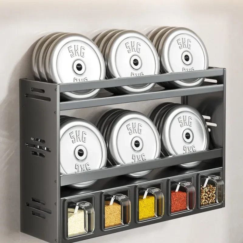 No-Drill Spice Rack Organizer 5