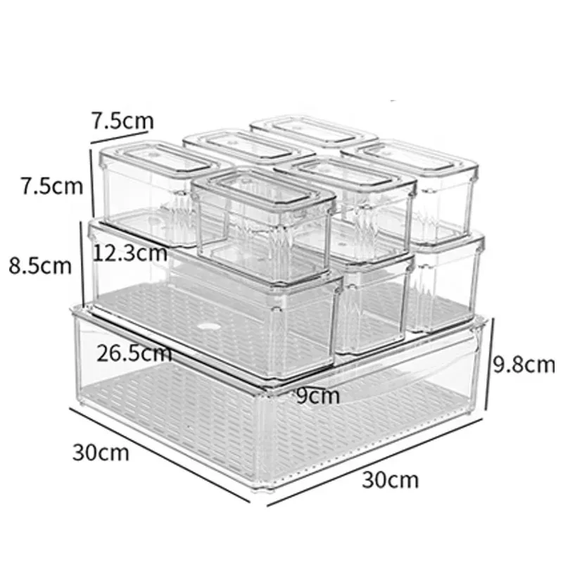 Clear Plastic Food Storage Containers 4