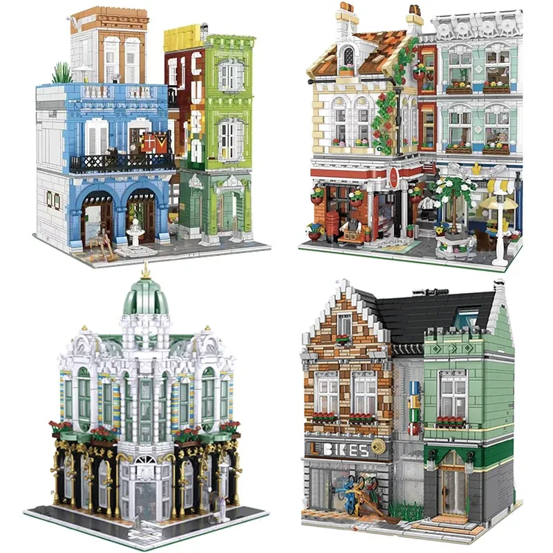 Cuba Hotel Architecture Building Blocks Set 1