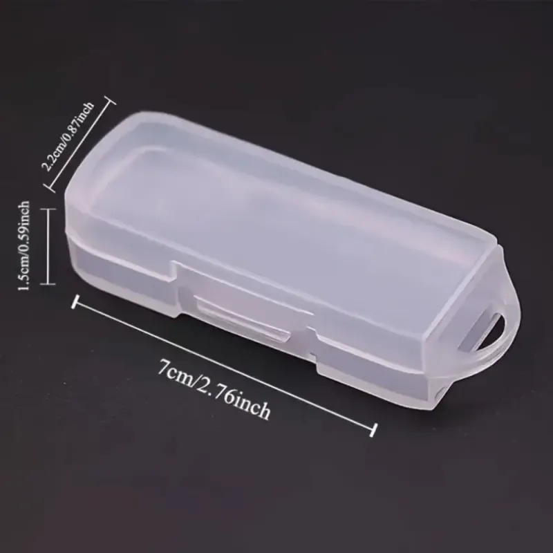 10-Pack Clear USB Drive Cases 6