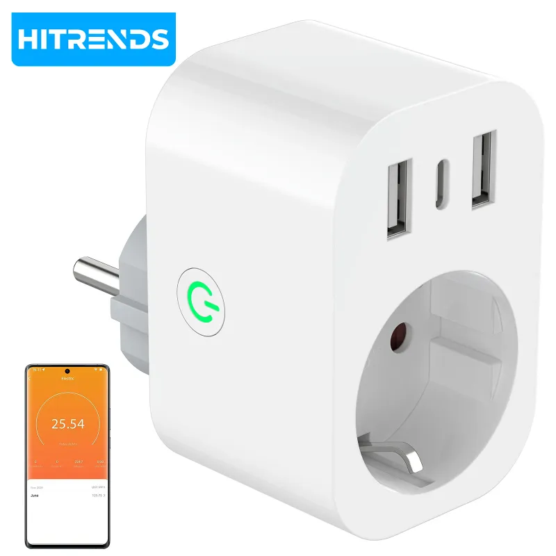 Smart WiFi Plug with USB & Power Monitor 1