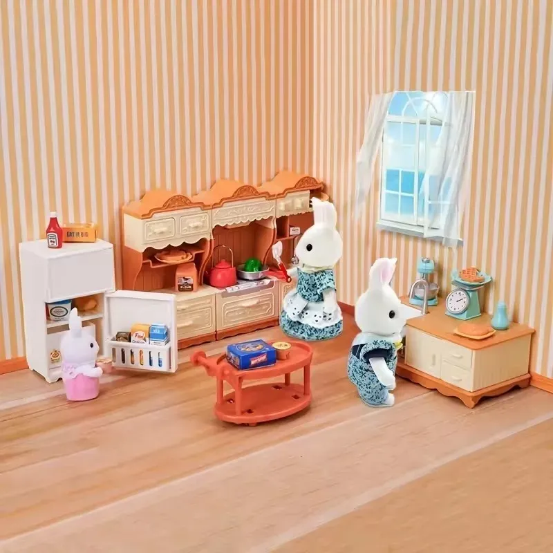 Mini Dollhouse Furniture Set - Forest Family 5