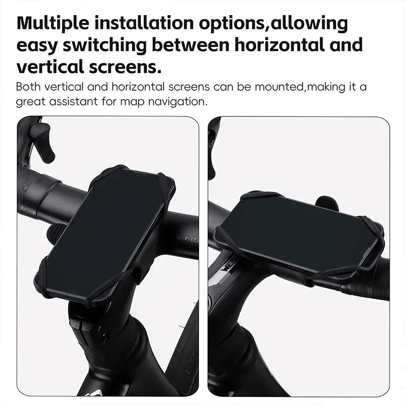 WEST BIKING Silicone Bike Phone Holder 5