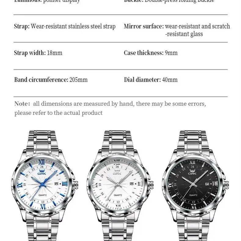 OPK 6003 Elegant Men's Business Wrist Watch 6