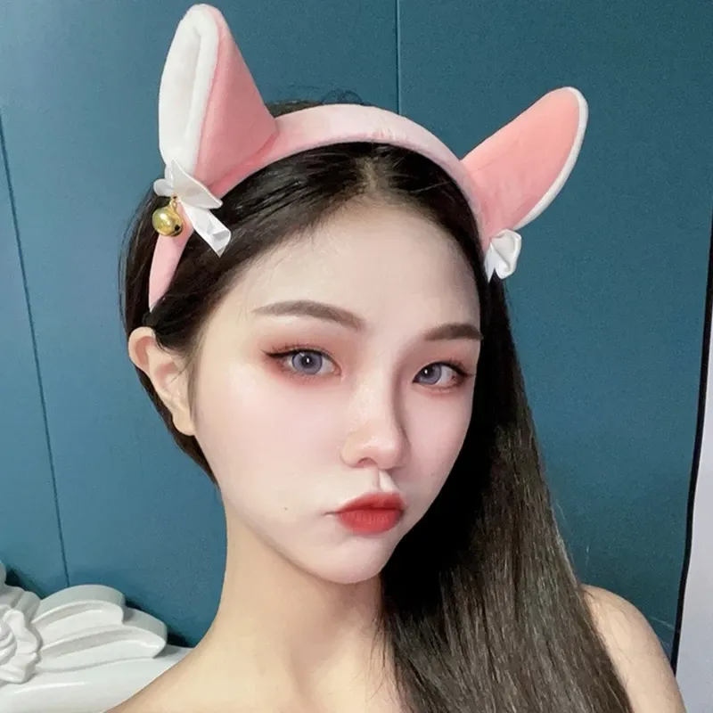 Plush Cow Ear Cosplay Headband 4