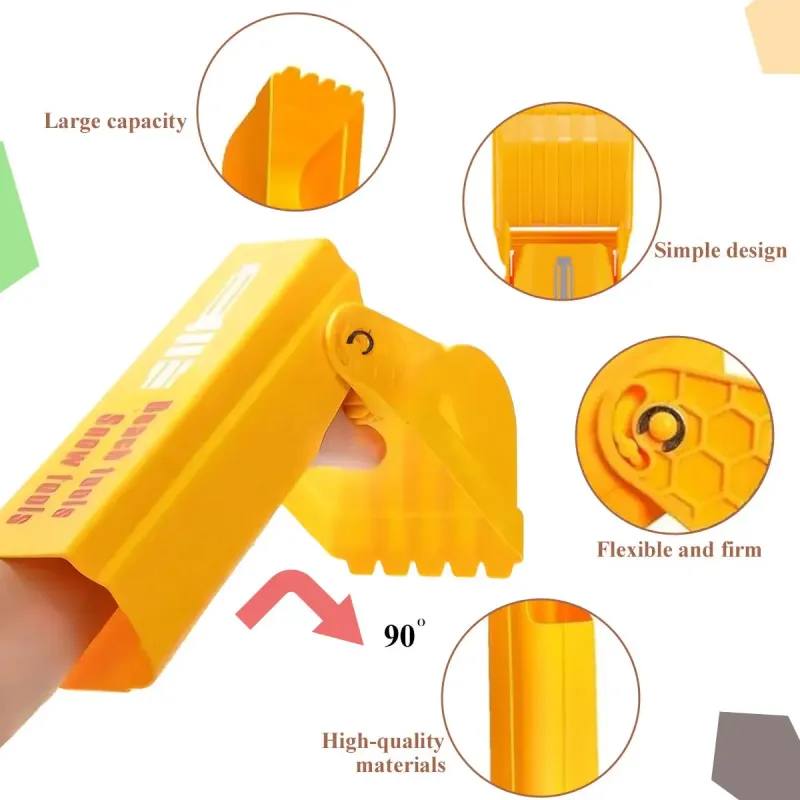 Excavator Hand Arm Toy Shovel Set 4