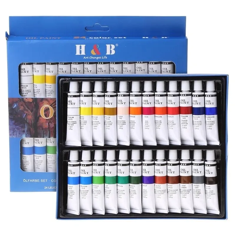 G6DC 24-Color Oil Painting Set 2