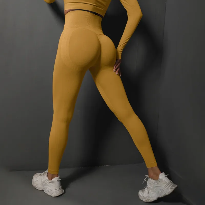 High Waist Seamless Yoga Leggings 3