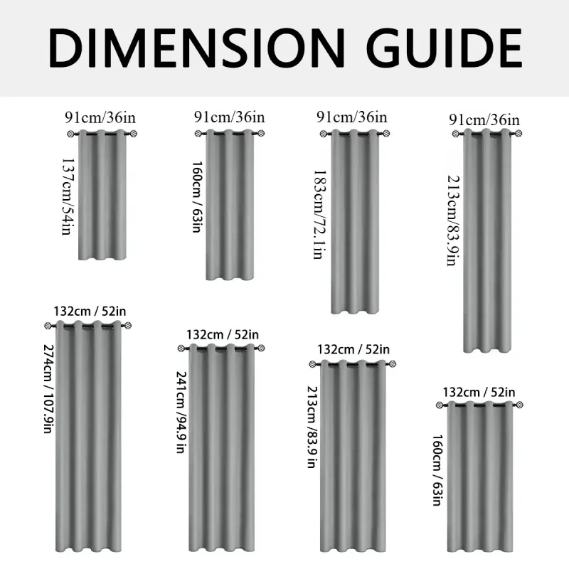 Blackout Thermal Curtains (2-Pack) 2