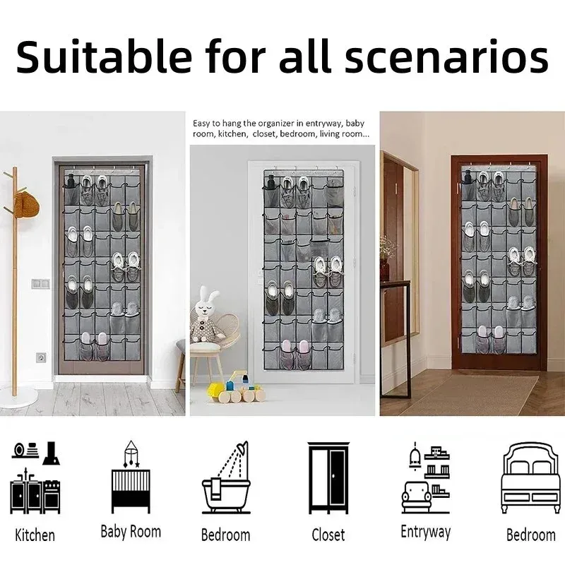 Wall-Mounted Shoe Organizer Bag 5