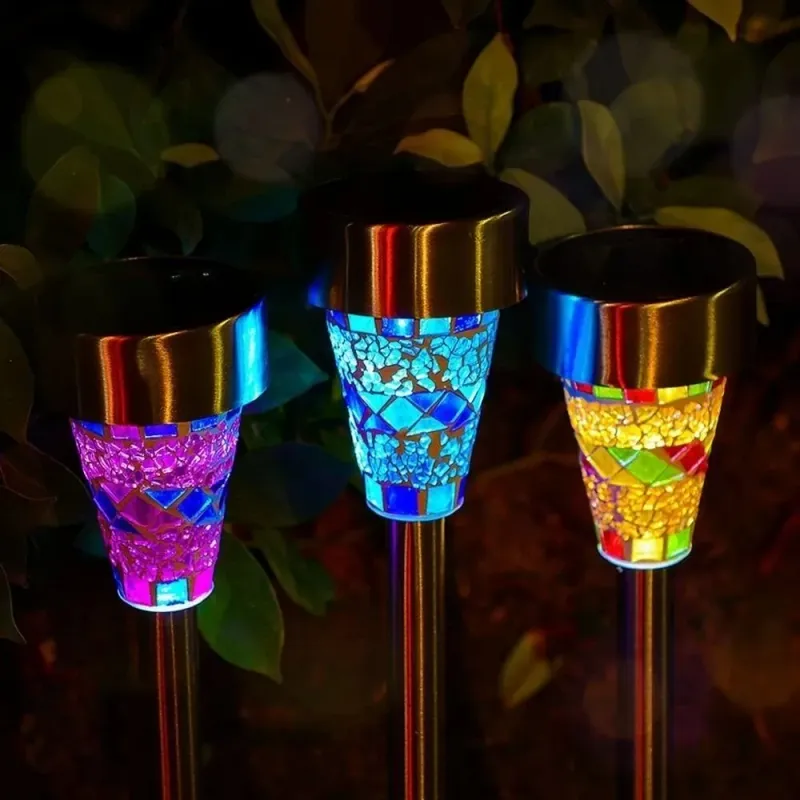 Mosaic Solar Pathway Lights 3