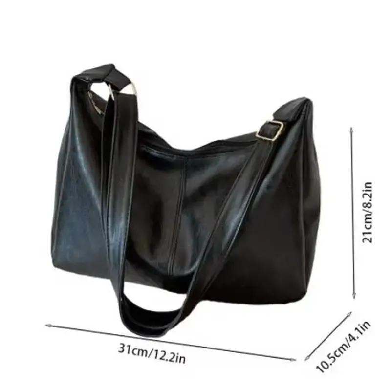 Vintage PU Leather Tote Crossbody Bag 6