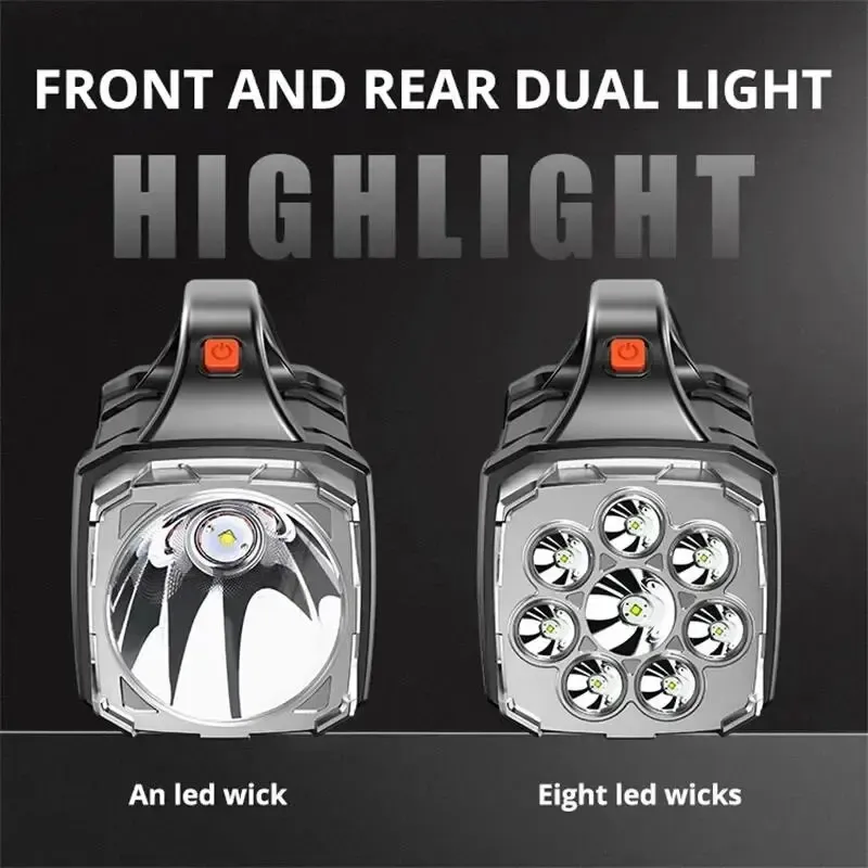 Solar USB Rechargeable Flashlight & Work Light 5