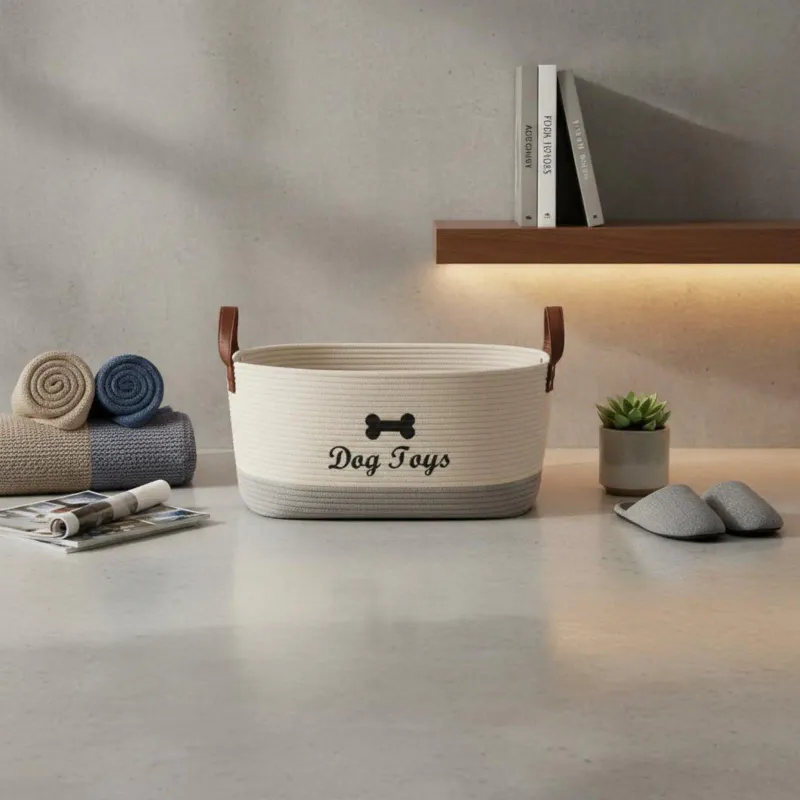 Cotton Rope Storage Basket 3