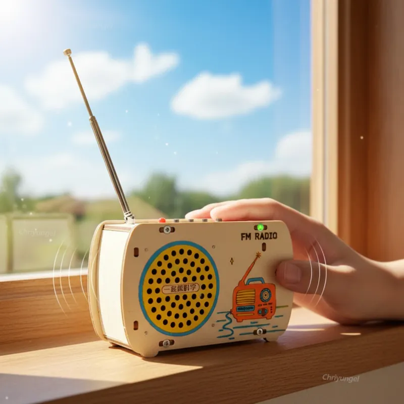 DIY Wooden FM Radio Kit 2