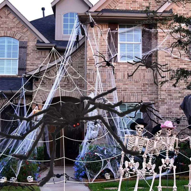 Giant Halloween Spider Yard Decor 5