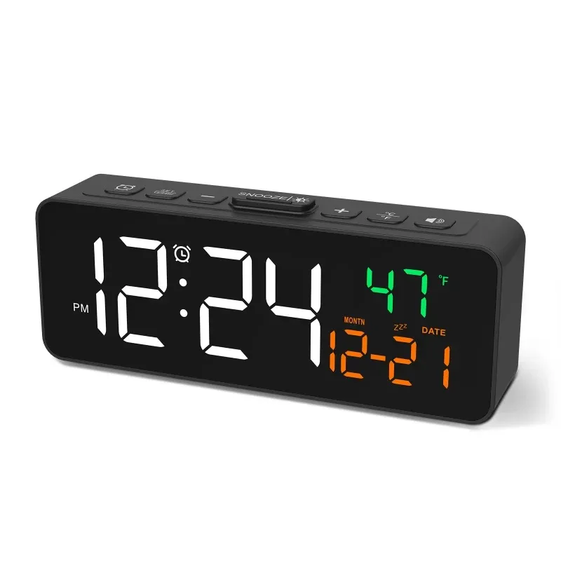 USB Digital Alarm Clock with Temp Display 1