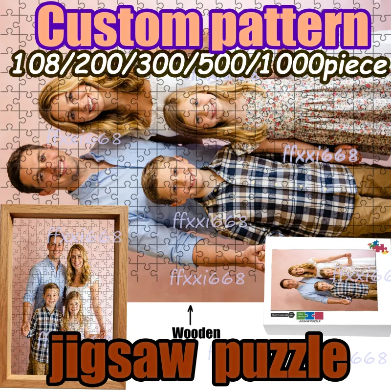 Custom Photo Wooden Jigsaw Puzzle 1
