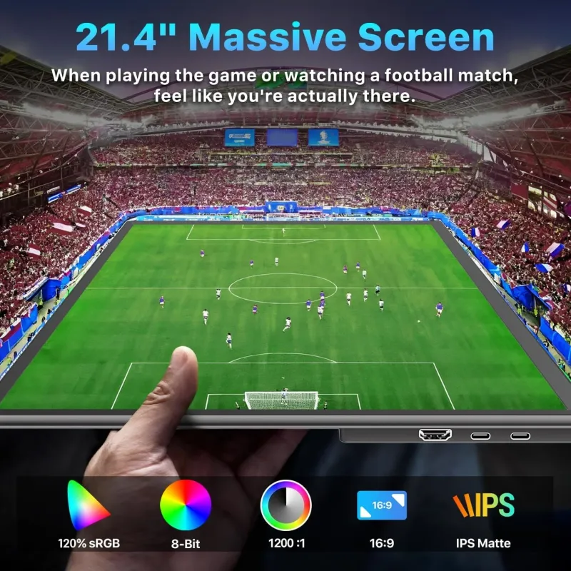 UPERFECT 21.5" 1080P Portable Monitor 3
