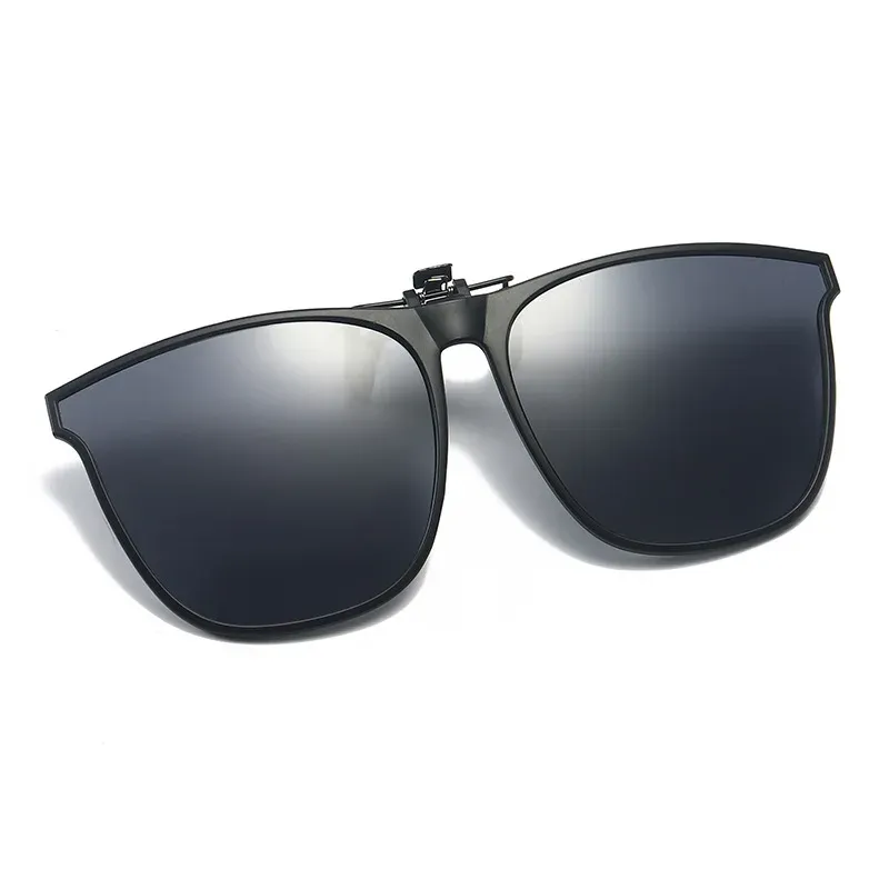 Polarized Clip-On Square Sunglasses 2
