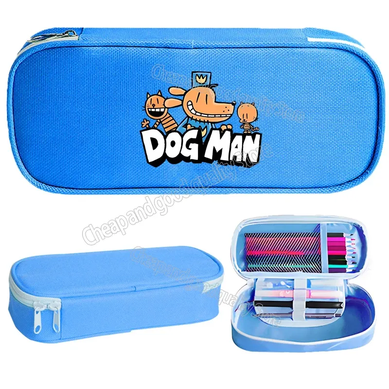 Dog Man's Girl Boy Pencil Case 3