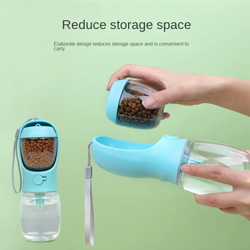 Portable Pet Water Bottle & Food Container 4
