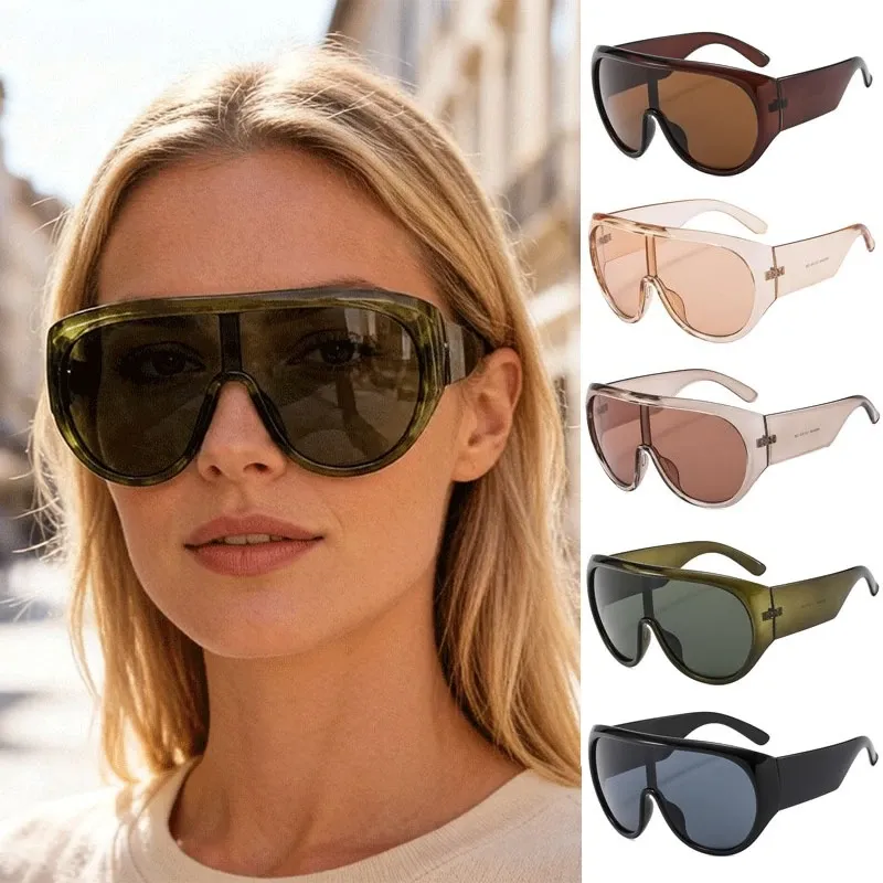 Oversized Pilot Sunglasses Women 1
