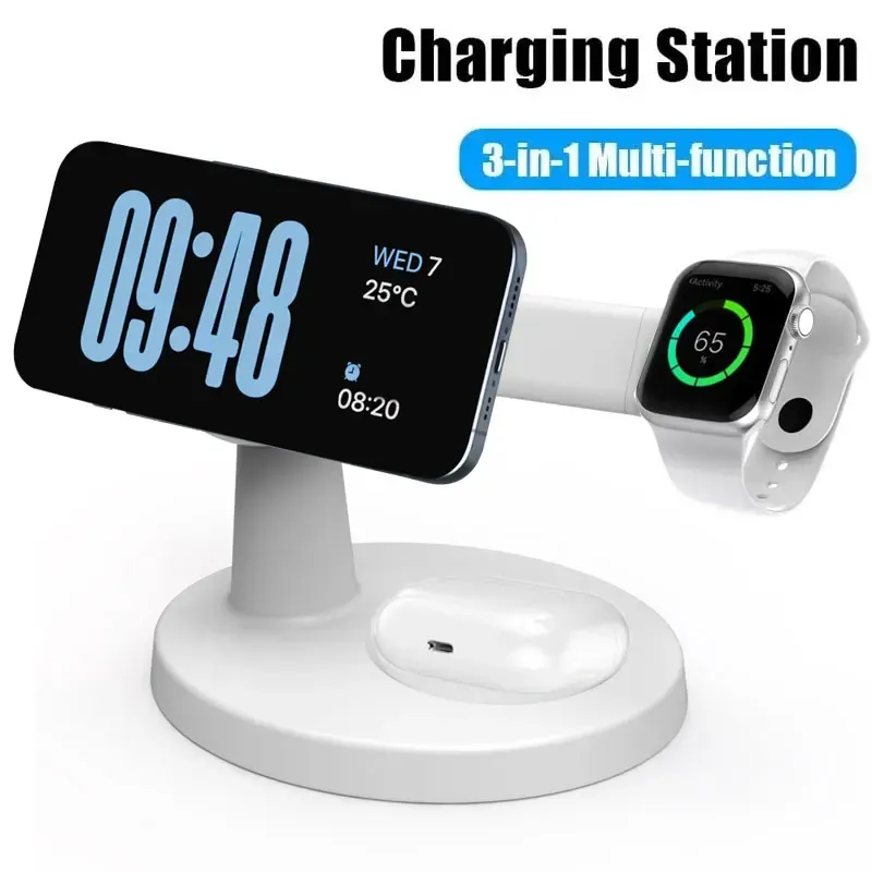 3-in-1 Magnetic Wireless Charger Stand 1