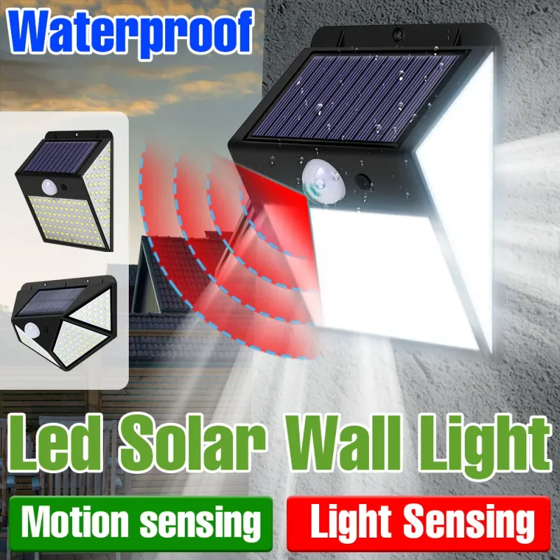 Solar Motion Sensor Wall Lights 1