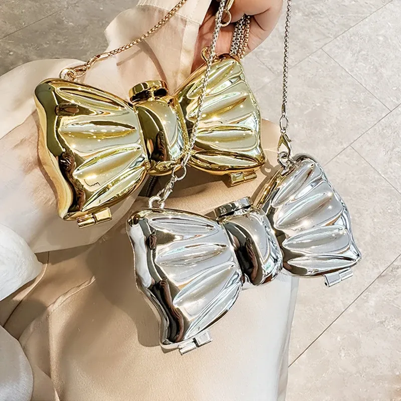 Mini Evening Bag with Bowknot Chain 2