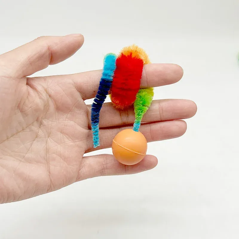 Tickle Cat Bouncing Worm Ball Toy 4