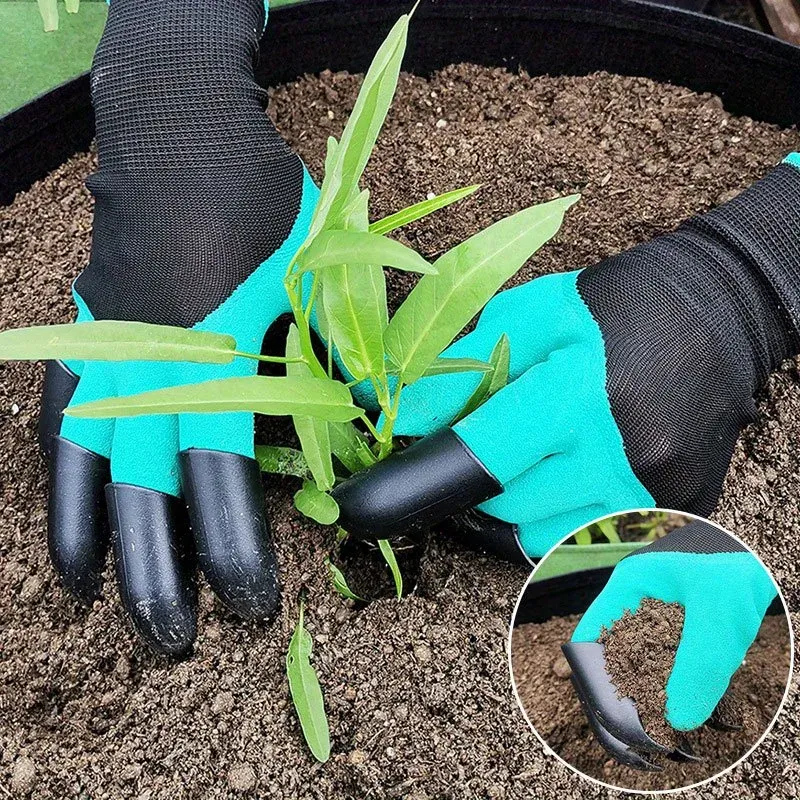 Garden Gloves with Built-in Claws 5