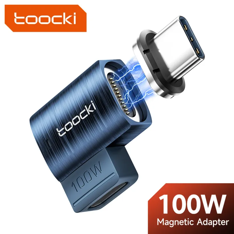 Toocki USB-C Magnetic OTG Adapter 100W 1