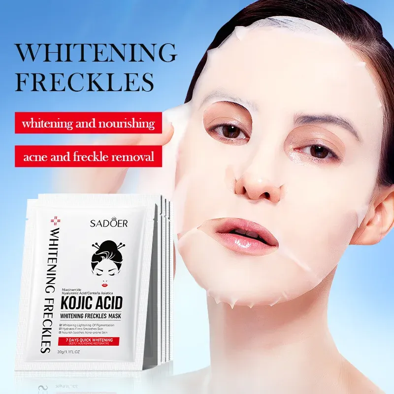 SADOER Kojic Acid Face Mask 5-Pack 3