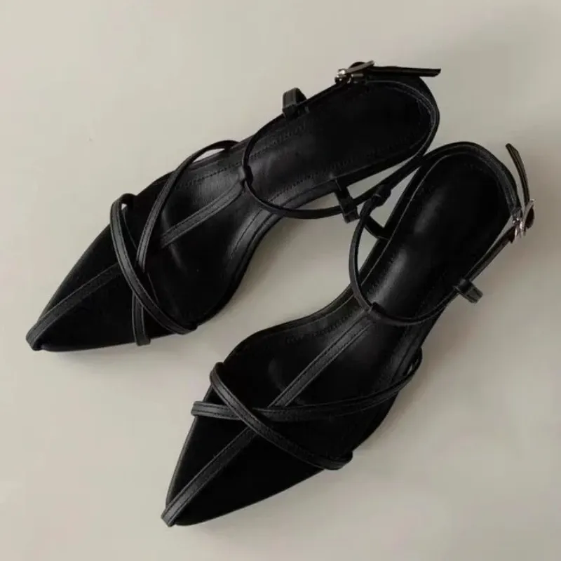 Narrow Band Gladiator Summer Sandals 5