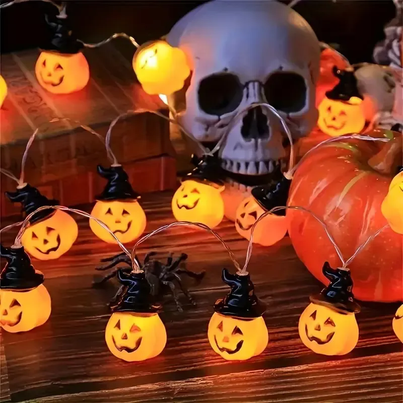 Halloween Pumpkin Fairy Lights 10LED 3