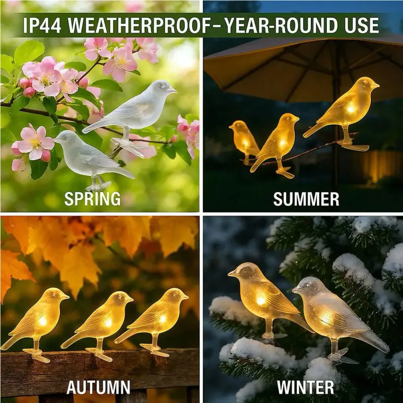 Solar Bird String Lights 6