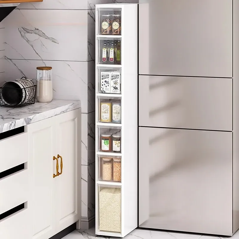 Slim Multi-Layer Storage Cabinet 2