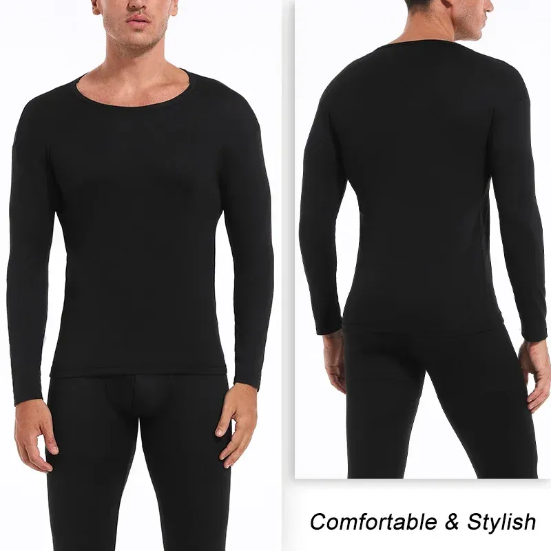 Men's Fleece Lined Thermal Underwear Set 6