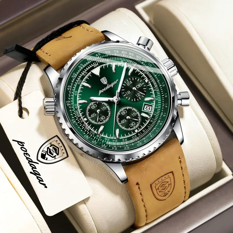 POEDAGAR Men's Chronograph Watch 2